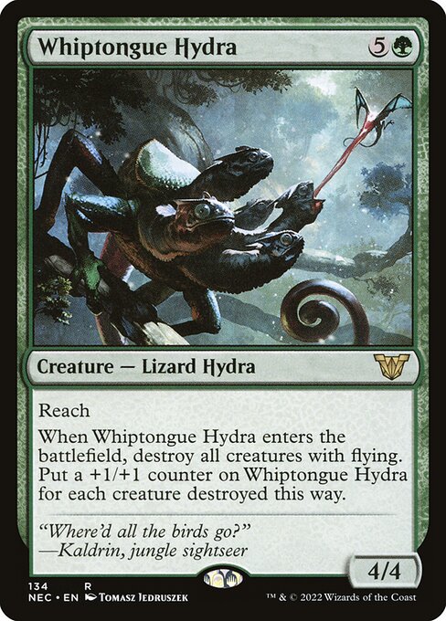 naokuroshop MTG [NEC][0134][緑][R][[EN][舌長ハイドラ/Whiptongue Hydra] NM