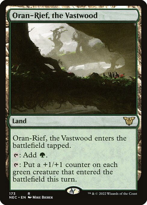 naokuroshop MTG [NEC][0173][土地][R][[EN][巨森、オラン＝リーフ/Oran-Rief, the Vastwood] NM