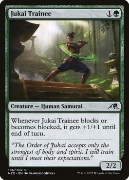 naokuroshop MTG [NEO][196][緑][C][EN][樹海の練習生/Jukai Trainee]（foil） NM