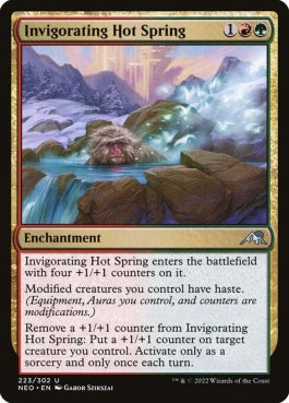 naokuroshop MTG [NEO][223][多][U][EN][活力の温泉/Invigorating Hot Spring]（foil） NM