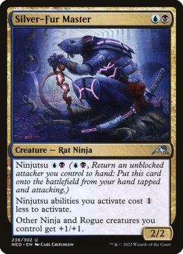 naokuroshop MTG [NEO][236][多][U][EN][銀毛の達人/Silver-Fur Master]（foil） NM