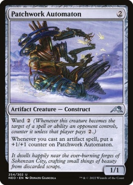 naokuroshop MTG [NEO][254][茶][U][EN][継ぎ接ぎ自動機械/Patchwork Automaton] NM