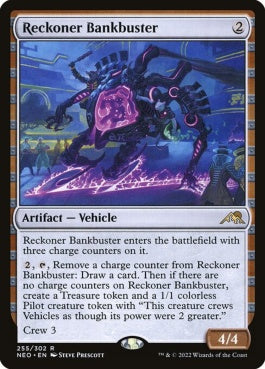 naokuroshop MTG [NEO][255][茶][R][EN][勢団の銀行破り/Reckoner Bankbuster]（foil） NM