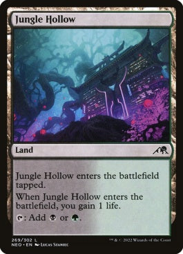 naokuroshop MTG [NEO][269][土地][C][EN][ジャングルのうろ穴/Jungle Hollow]（foil） NM