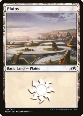 naokuroshop MTG [NEO][284][土地][C][EN][平地/Plains] NM