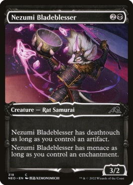 naokuroshop MTG [NEO][318][黒][C][EN][祝福刃の鼠/Nezumi Bladeblesser]（foil） NM