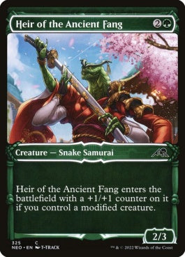 naokuroshop MTG [NEO][325][緑][C][EN][古の牙を継ぐ者/Heir of the Ancient Fang] NM