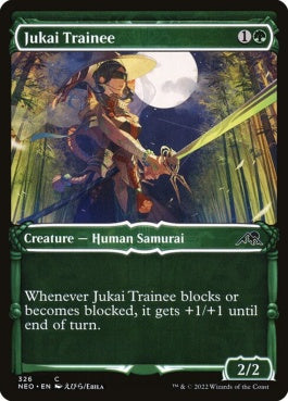 naokuroshop MTG [NEO][326][緑][C][EN][樹海の練習生/Jukai Trainee]（foil） NM