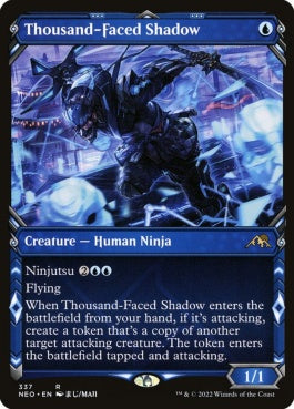 naokuroshop MTG [NEO][337][青][R][EN][千の顔の影/Thousand-Faced Shadow] NM