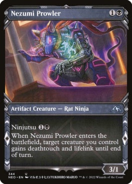 naokuroshop MTG [NEO][344][黒][U][EN][うろつく鼠/Nezumi Prowler] NM