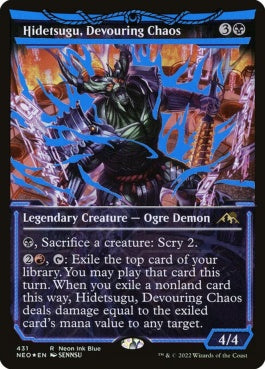 naokuroshop MTG [NEO][431][黒][R][EN][貪る混沌、碑出告/Hidetsugu, Devouring Chaos] NM