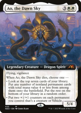 naokuroshop MTG [NEO][433][白][M][EN][夜明けの空、猗旺/Ao, the Dawn Sky]（foil） NM