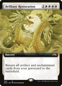 naokuroshop MTG [NEO][434][白][R][EN][目覚ましい修復術/Brilliant Restoration]（foil） NM