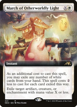 naokuroshop MTG [NEO][441][白][R][EN][冥途灯りの行進/March of Otherworldly Light]（foil） NM