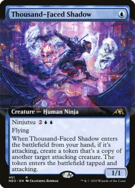 naokuroshop MTG [NEO][451][青][R][EN][千の顔の影/Thousand-Faced Shadow]（foil） NM