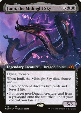 naokuroshop MTG [NEO][456][黒][M][EN][真夜中の空、殉至/Junji, the Midnight Sky]（foil） NM