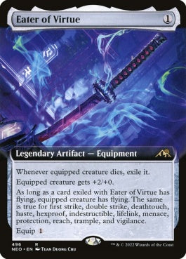 naokuroshop MTG [NEO][496][茶][R][EN][長所食い/Eater of Virtue]（foil） NM