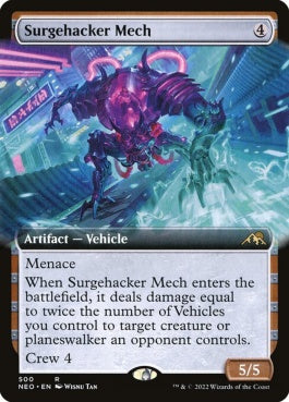 naokuroshop MTG [NEO][500][茶][R][EN][電圧改竄メカ/Surgehacker Mech] NM