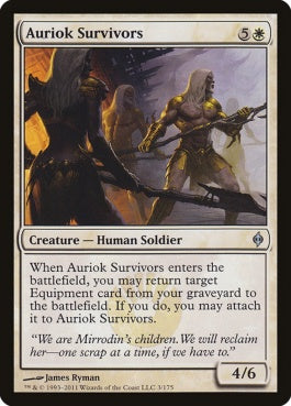 naokuroshop MTG [NPH][003][白][U][EN][オーリオックの生き残り/Auriok Survivors] NM