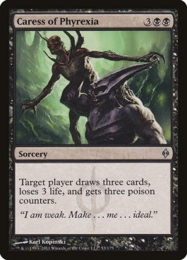 naokuroshop MTG [NPH][053][黒][U][EN][ファイレクシアの愛撫/Caress of Phyrexia] NM