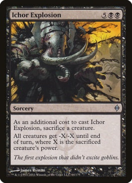 naokuroshop MTG [NPH][064][黒][U][EN][胆液の爆発/Ichor Explosion] NM