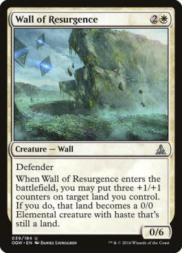 naokuroshop MTG [OGW][039][白][U][EN][復興の壁/Wall of Resurgence] NM