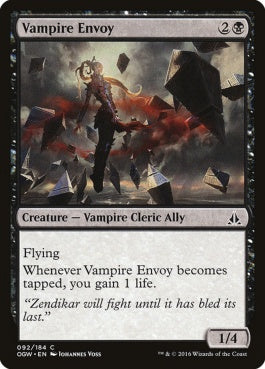 naokuroshop MTG [OGW][092][黒][C][EN][吸血鬼の特使/Vampire Envoy] NM