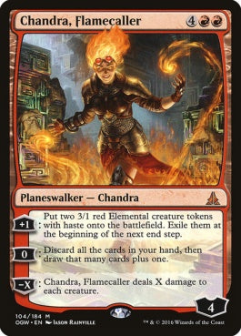 naokuroshop MTG [OGW][104][赤][M][EN][炎呼び、チャンドラ/Chandra, Flamecaller] NM