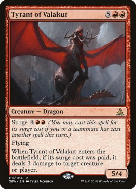 naokuroshop MTG [OGW][119][赤][R][EN][ヴァラクートの暴君/Tyrant of Valakut] NM