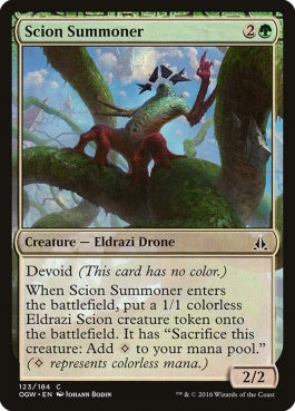 naokuroshop MTG [OGW][123][緑][C][EN][末裔招き/Scion Summoner] NM