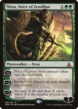 naokuroshop MTG [OGW][138][緑][M][EN][ゼンディカーの代弁者、ニッサ/Nissa, Voice of Zendikar] NM