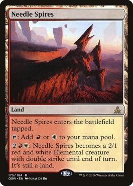 naokuroshop MTG [OGW][175][土地][R][EN][鋭い突端/Needle Spires] NM