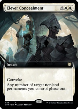 naokuroshop MTG [ONC][043][白][R][EN][巧みな隠蔽/Clever Concealment] NM