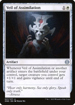 naokuroshop MTG [ONE][037][白][U][EN][同化のヴェール/Veil of Assimilation] NM