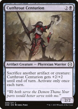 naokuroshop MTG [ONE][089][黒][C][EN][殺しの百長/Cutthroat Centurion]（foil） NM