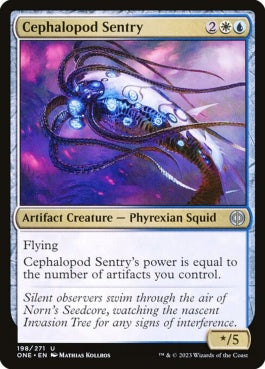 naokuroshop MTG [ONE][198][多][U][EN][頭足類の歩哨/Cephalopod Sentry] NM