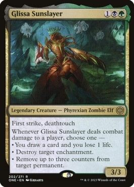 naokuroshop MTG [ONE][202][多][R][EN][グリッサ・サンスレイヤー/Glissa Sunslayer]（foil） NM