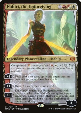 naokuroshop MTG [ONE][211][多][M][EN][慈悲無き者、ナヒリ/Nahiri, the Unforgiving]（foil） NM