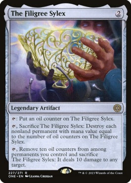 naokuroshop MTG [ONE][227][茶][R][EN][金線の酒杯/The Filigree Sylex]（foil） NM