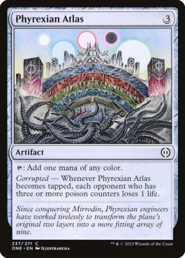 naokuroshop MTG [ONE][237][茶][C][EN][ファイレクシアの大地図/Phyrexian Atlas]（foil） NM