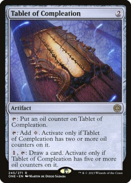 naokuroshop MTG [ONE][245][茶][R][EN][完成化のタブレット/Tablet of Compleation]（foil） NM