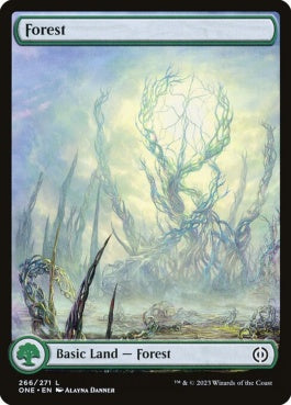 naokuroshop MTG [ONE][266][土地][C][EN][森/Forest] NM