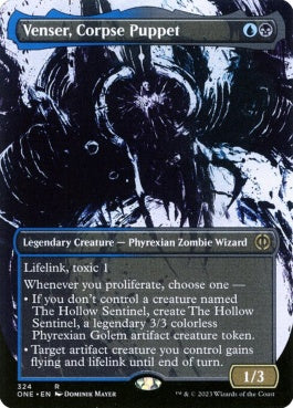 naokuroshop MTG [ONE][324][多][R][EN][死体傀儡、ヴェンセール/Venser, Corpse Puppet]（foil） NM