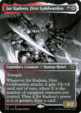 naokuroshop MTG [ONE][332][多][R][EN][最初の黄金守護、ジョー・カディーン/Jor Kadeen, First Goldwarden]（foil） NM