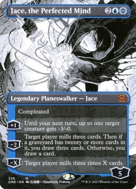 naokuroshop MTG [ONE][336][青][M][EN][完成化した精神、ジェイス/Jace, the Perfected Mind]（foil） NM