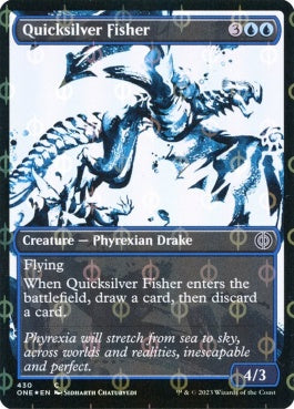 naokuroshop MTG [ONE][430][青][C][EN][水銀の魚捕り/Quicksilver Fisher] NM