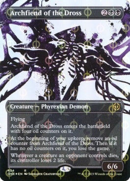 naokuroshop MTG [ONE][434][黒][R][EN][ドロスの魔神/Archfiend of the Dross] NM