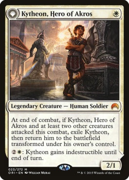 naokuroshop MTG [ORI][023][白][M][EN][アクロスの英雄、キテオン/Kytheon, Hero of Akros] NM