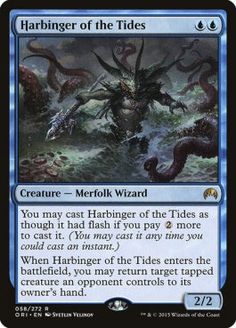 naokuroshop MTG [ORI][058][青][R][EN][潮流の先駆け/Harbinger of the Tides] NM