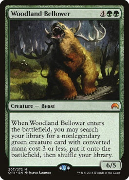 naokuroshop MTG [ORI][207][緑][M][EN][森林の怒声吠え/Woodland Bellower] NM